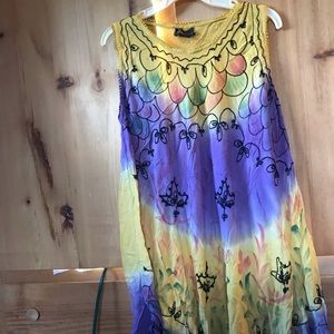 Comfy one size fits all dress.